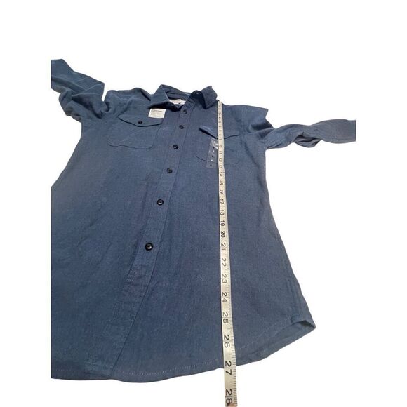Sonoma Men’s Supersoft Flannel Shirt Sz S indigo NWT - Picture 7 of 8